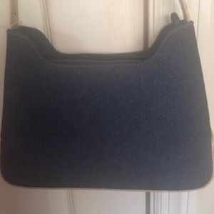 NWOT Denim and leather PURSE!!👛👛