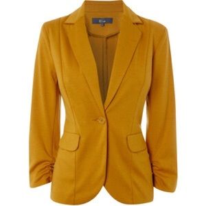 Mustard brown blazer