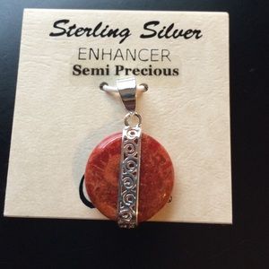 Sterling silver necklace pendant