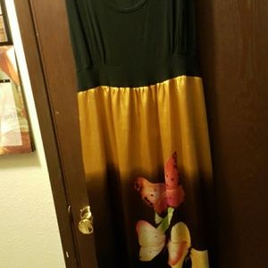 silky shimmery dress