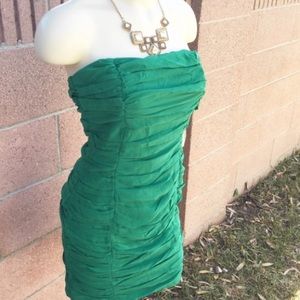 Sexy green mini dress-NWOT