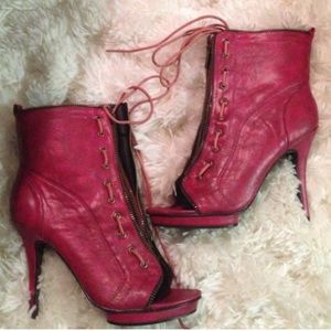 Red Heel booties