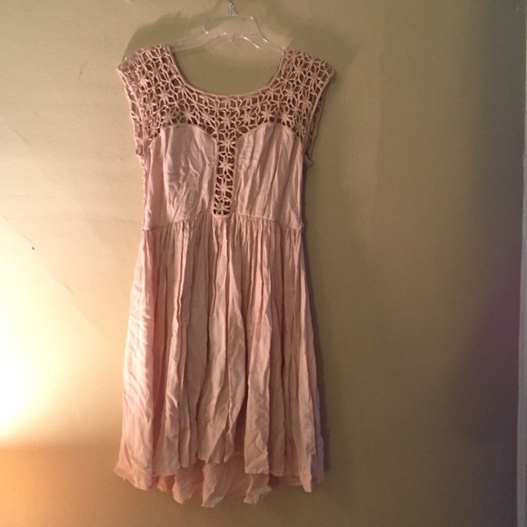 blush pink summer dress