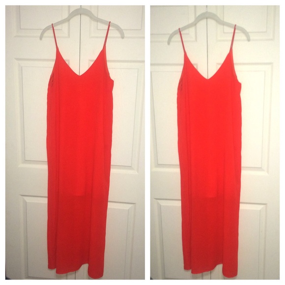 Long chiffon maxi with shorter lining