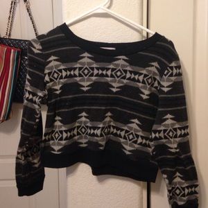 Crop sweater