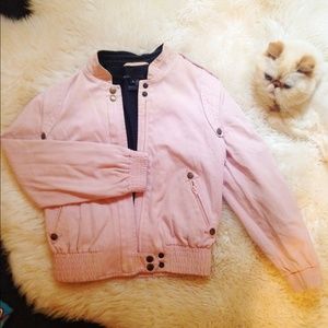 Marc Jacobs baby pink motorcycle jacket Small
