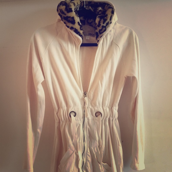 Leopard Zip up hoodie