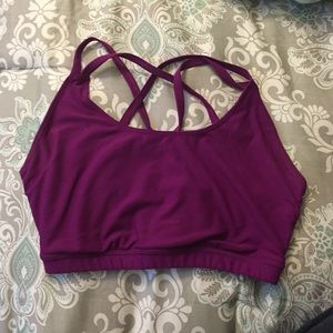 Nike purple sports bra