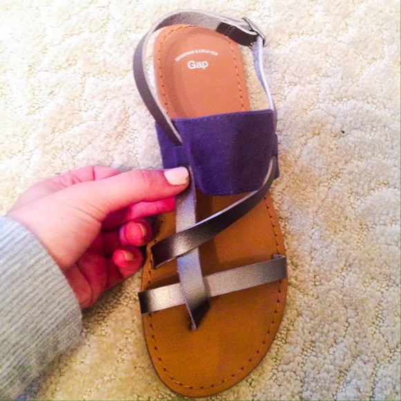 🎉 🎉 Blue/Silver Summer Sandals🎉🎉 - Picture 3 of 3