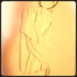 Small white clutch