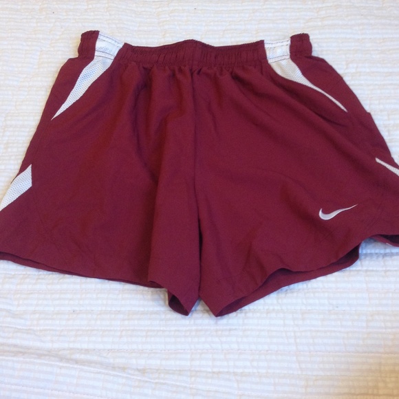 Burgundy Nike Shorts