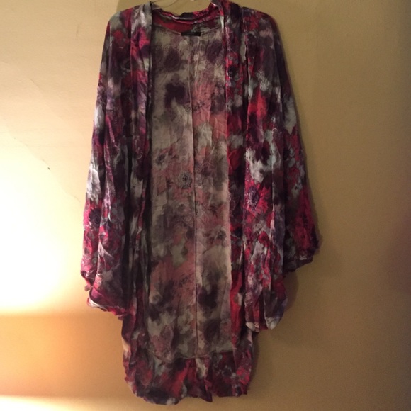trippy oversize summer coverup
