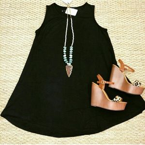 Black swing dress