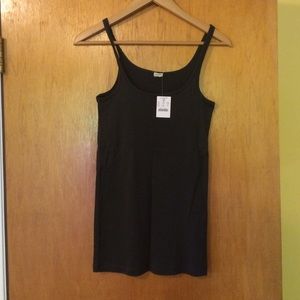 J Crew camisole- charcoal grey, Medium