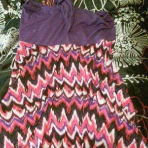 Cute tops and a purple and pink dress/skirt