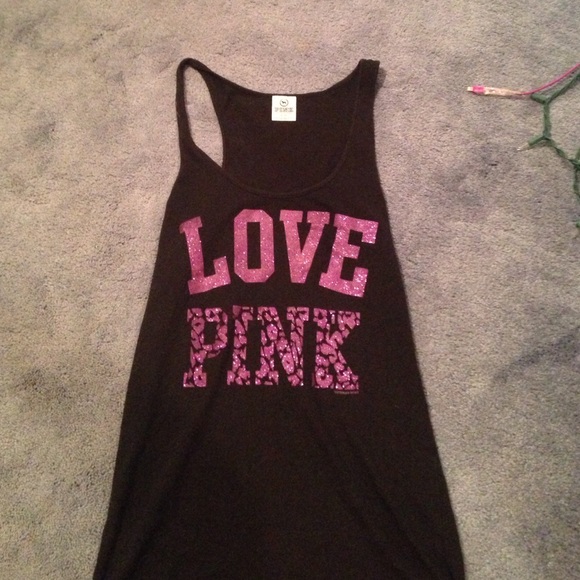 Black and purple Tank from Victoria's Secret