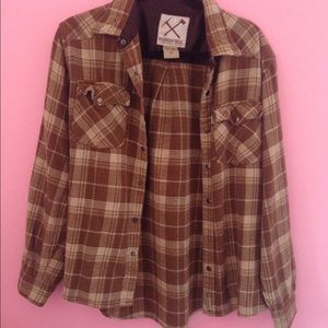 Oversized plaid flannel