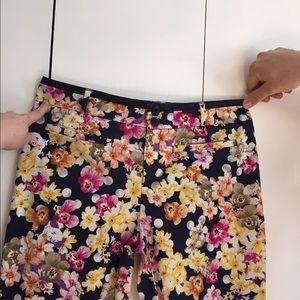 Anthropologie Charlie pants in floral