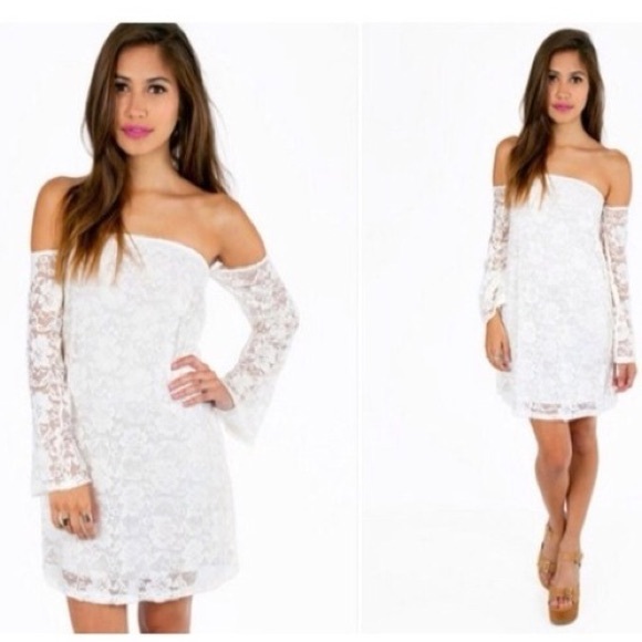 Tobi White Lace Dress