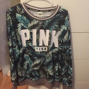 a tropical styled sweater