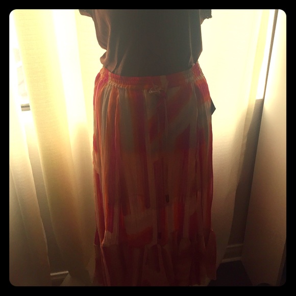 Roxy long flowy skirt