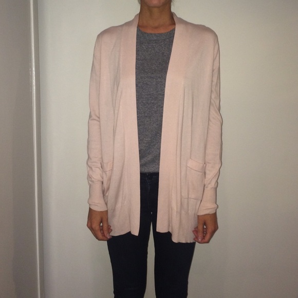 Blush pink cardigan