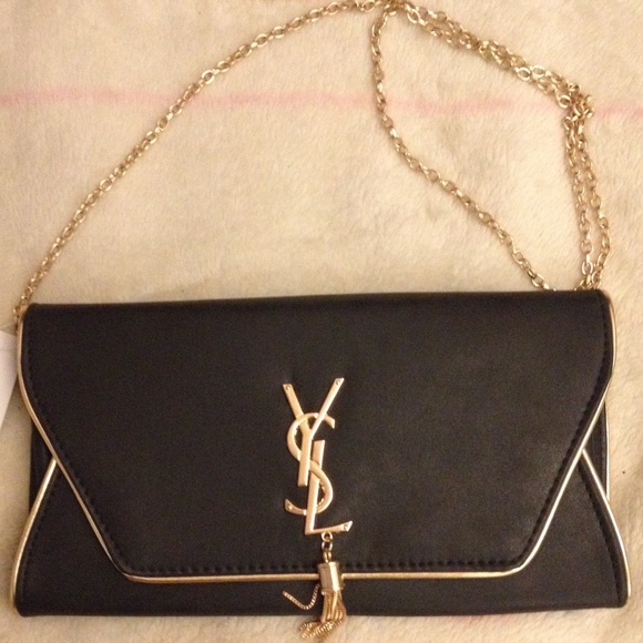 YSL cross-body clutch