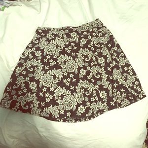 Floral A line Skirt