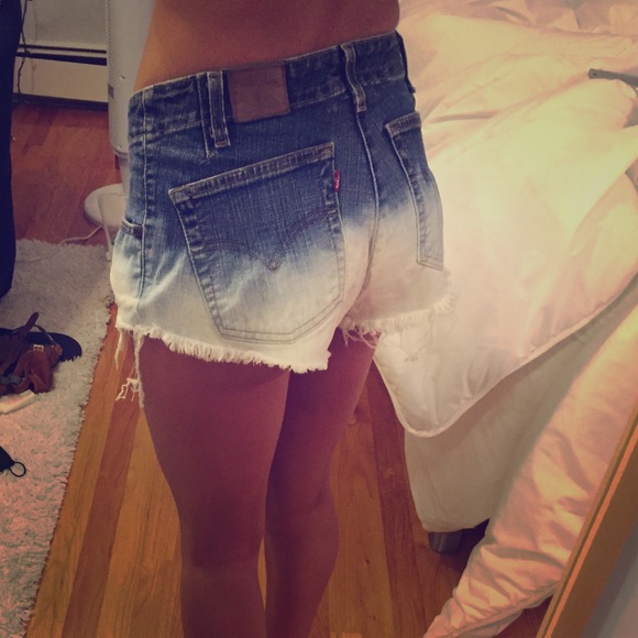 Levi's Denim - Dip Dyed Levi Denim Shorts