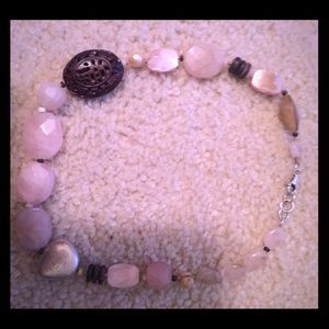 Silpada Pink and Brown Necklace