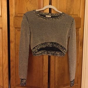 Crop top sweatshirt