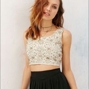 Urban outfitters embellished crop top