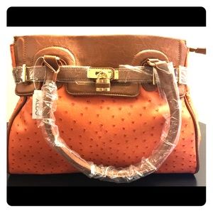 ALDO Orange Posh Galega Handbag