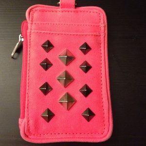 PINK card holder