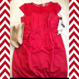 🎈Kate Young for Target Red Sheer Panel Dress🎈