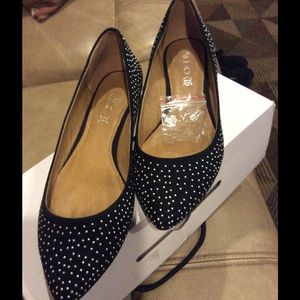 Silver Studded Flats