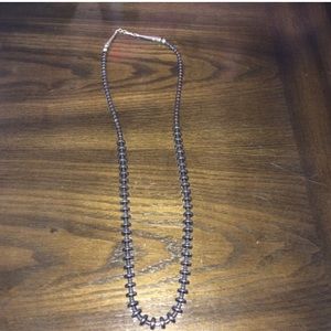 🎀 Chico's Gun Metal Necklace