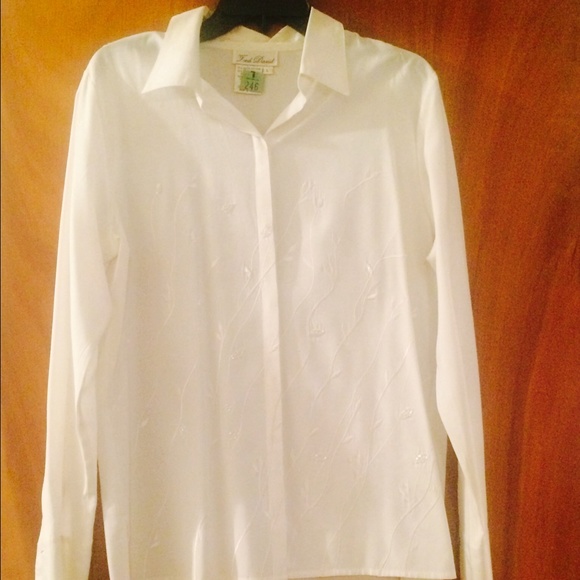 Dressy off white blouse