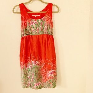 Coral summer dress