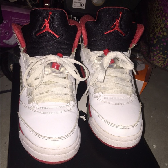 Fire Red 5 Retro Jordan's