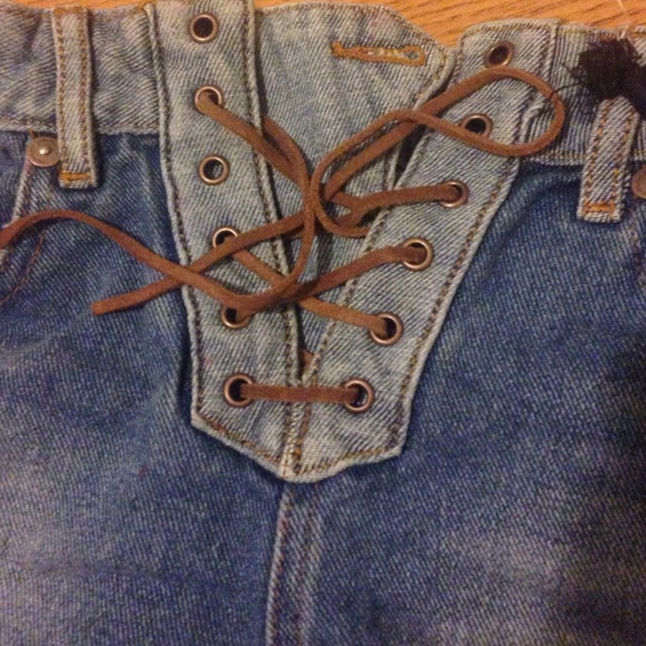 Boho chic high waisted shorts - Picture 2 of 4