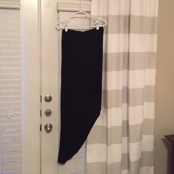 BCBGMaxAzria black wrap skirt - never worn!