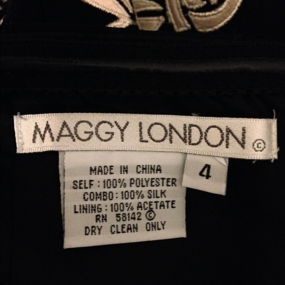 Beautiful formal/casual black halter w/ roses! - Picture 4 of 4