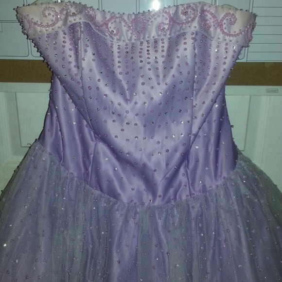 Periwinkle prom dress