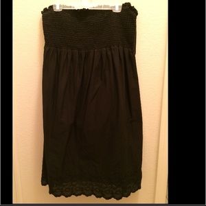 Preloved, gap, black,xl  tube/halter dress, lining