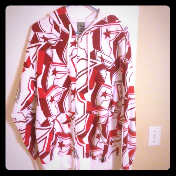 Famous Stars and Straps zip up jacket