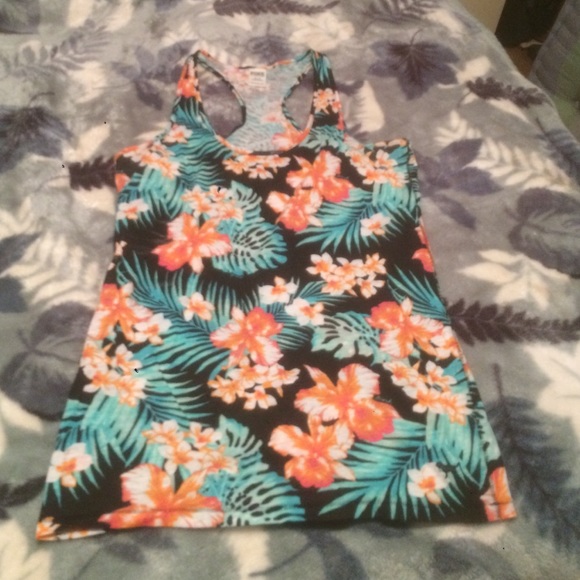 Victoria's Secret pink Razorback tank top