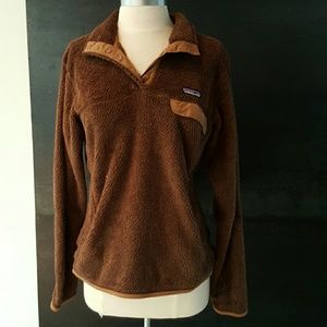 Super warm fuzzy brown patagonia sweater
