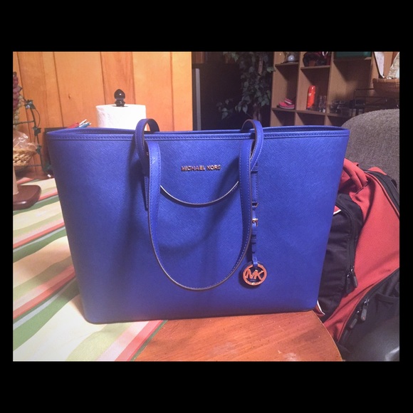 Michael Kors Handbags - MK Blue tote bag