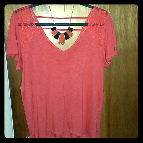 Open strapped backed shirt